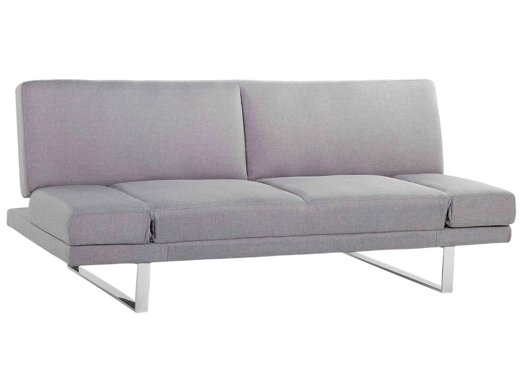 Sofa Bed 2 Seater YORK Fabric Light Grey