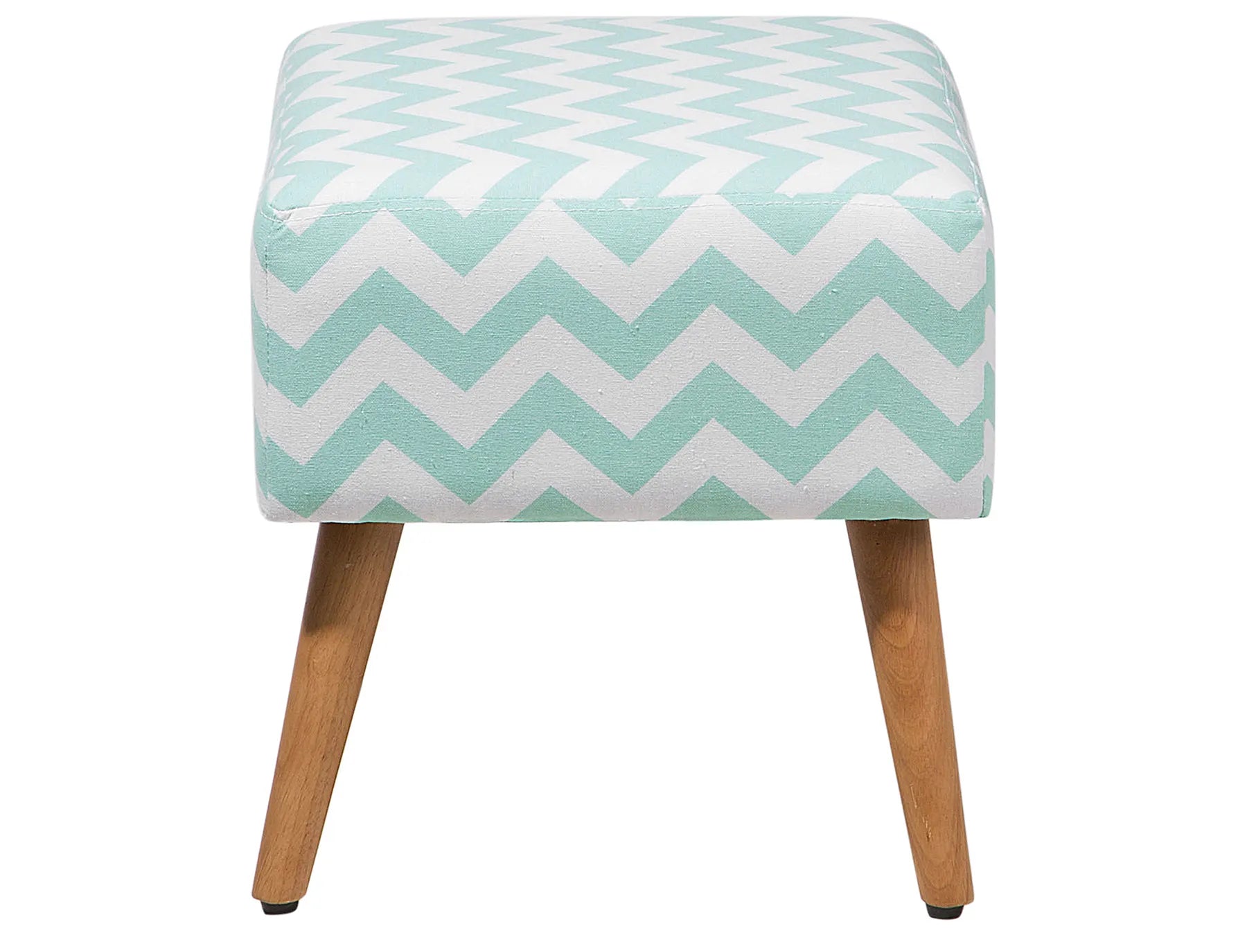 Footstool MANTEO Cotton Mint Green