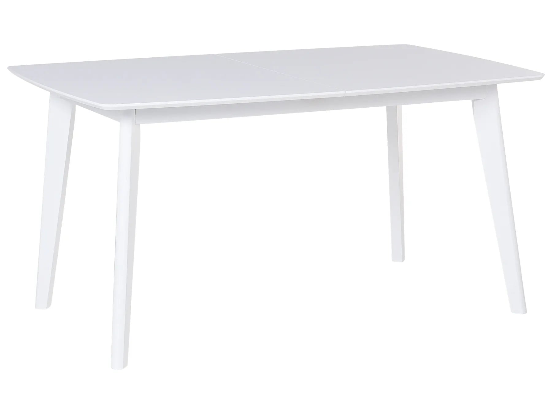 Extending Dining Table White 150/195 cm 90 cm