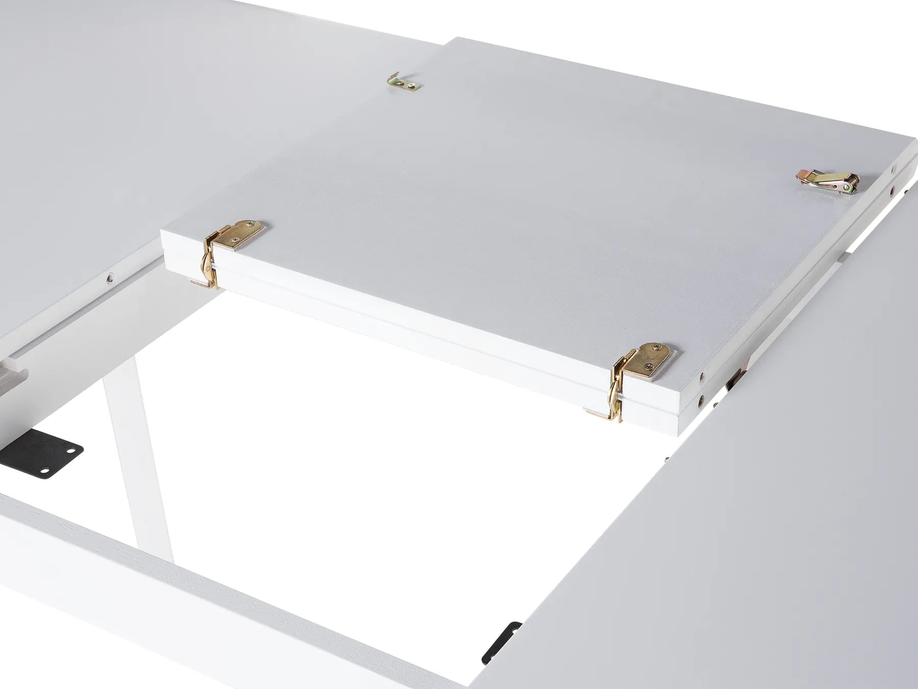 Extending Dining Table White 150/195 cm 90 cm