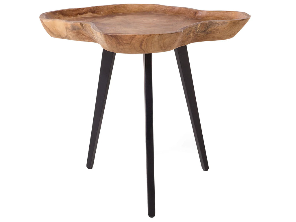 Side Table ELSA Teak Wood Brown
