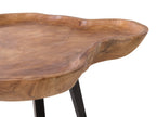 Side Table ELSA Teak Wood Brown