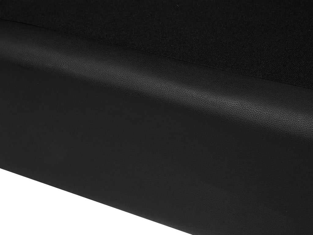 Sofa 2 Seater HELSINKI Leather Black