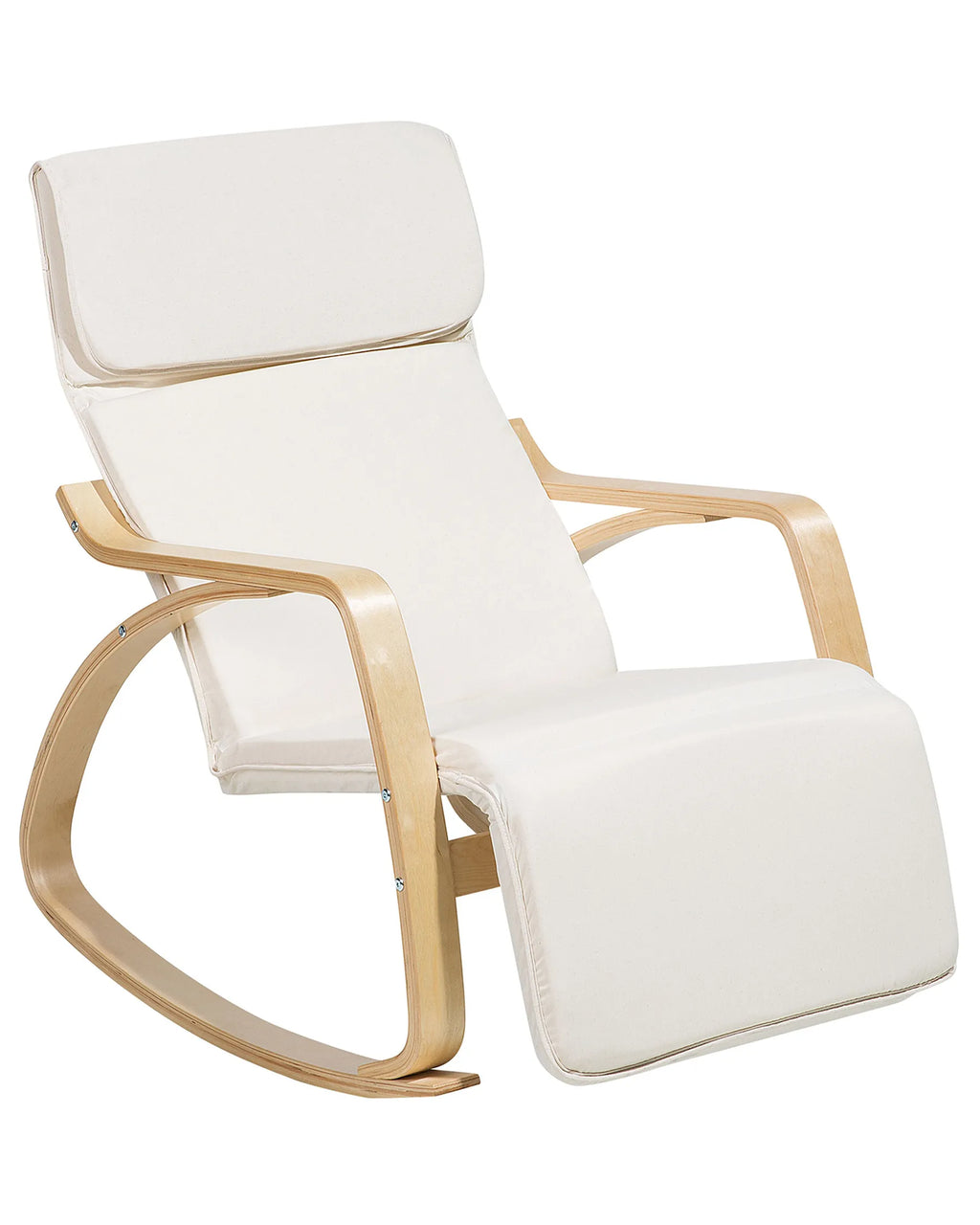 Rocking Chair WESTON Fabric Light Beige