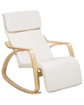 Rocking Chair WESTON Fabric Light Beige