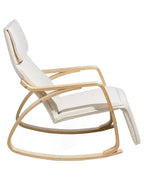 Rocking Chair WESTON Fabric Light Beige