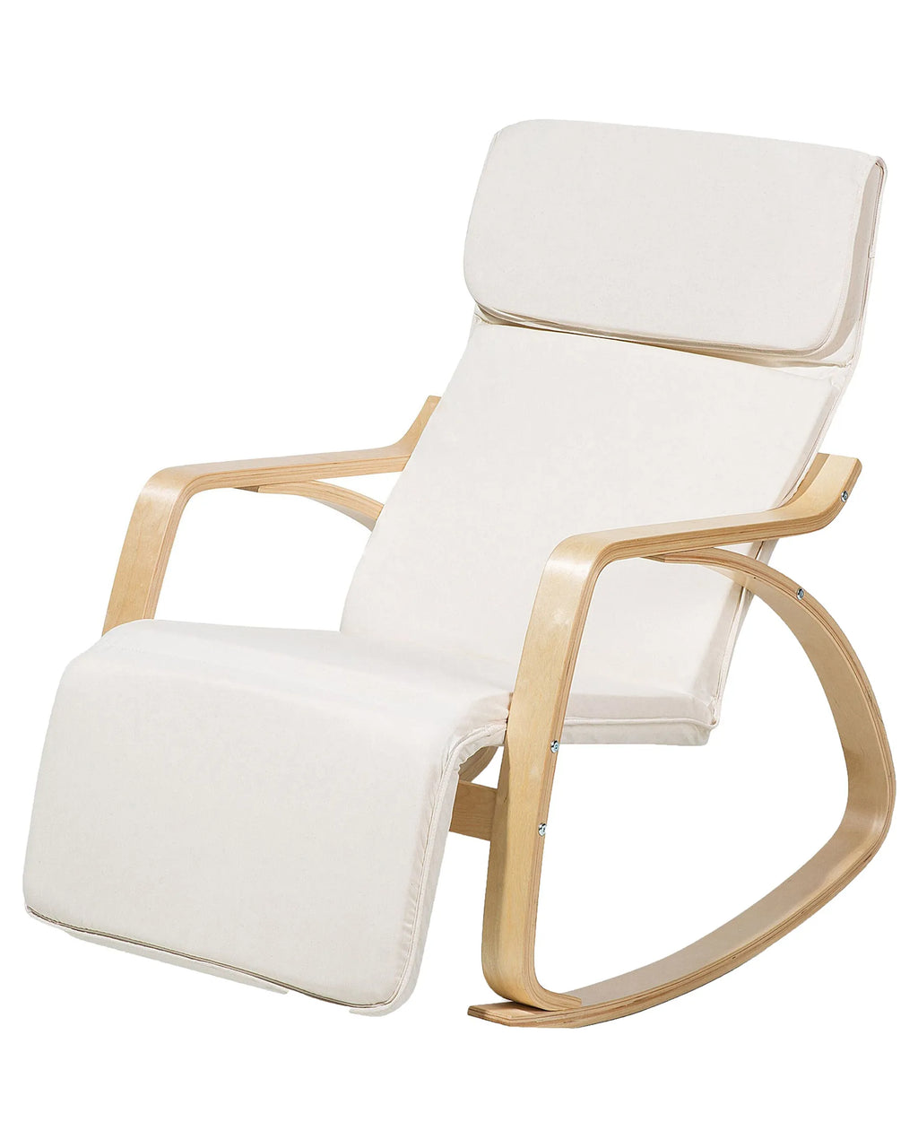 Rocking Chair WESTON Fabric Light Beige