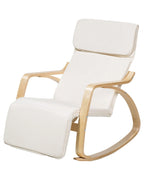 Rocking Chair WESTON Fabric Light Beige