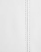 Recliner Chair BERGEN With Footrest Faux Leather White