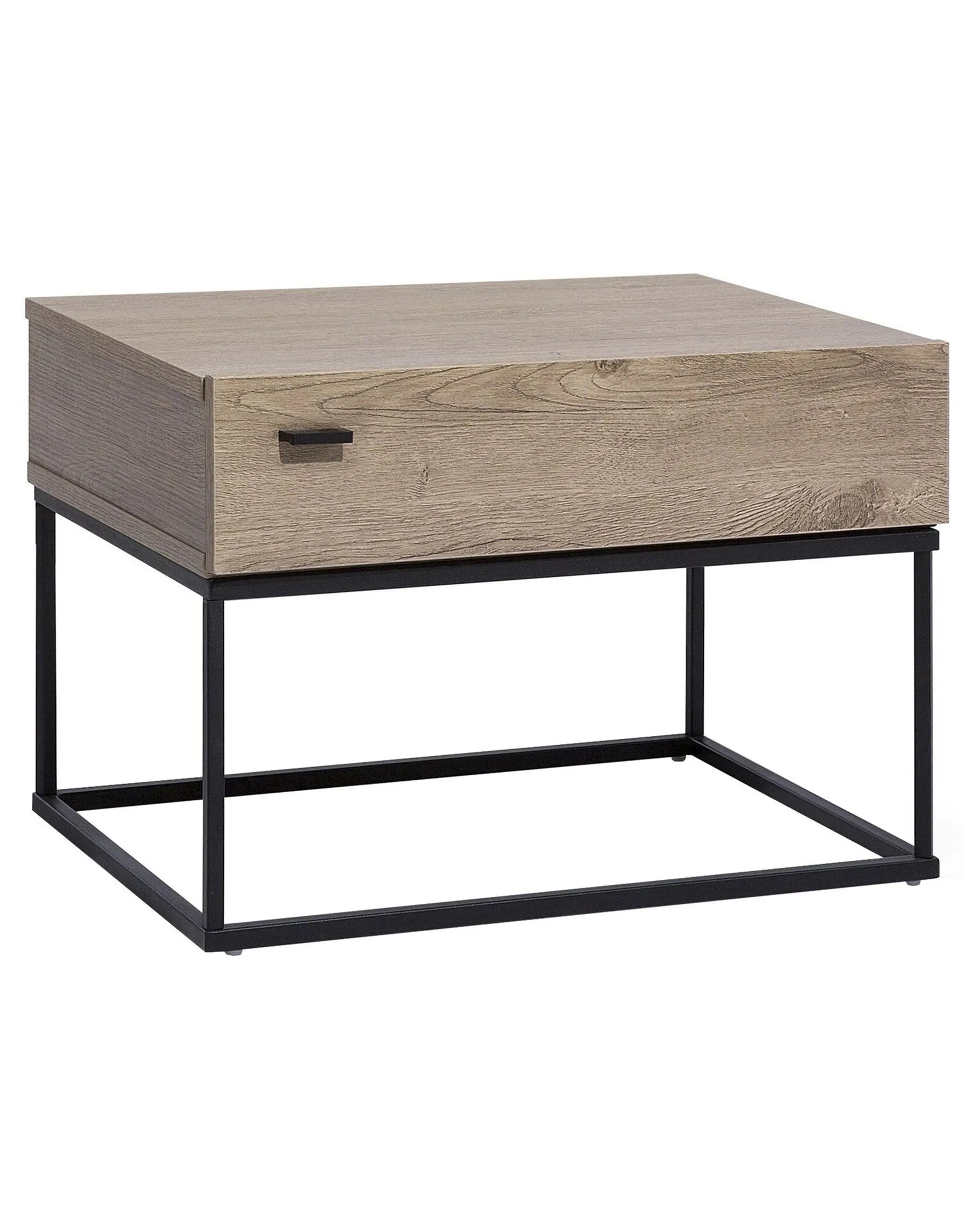 1 Drawer Bedside Table CAIRO Taupe