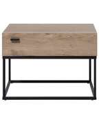 1 Drawer Bedside Table CAIRO Taupe