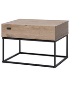 1 Drawer Bedside Table CAIRO Taupe