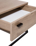 1 Drawer Bedside Table CAIRO Taupe