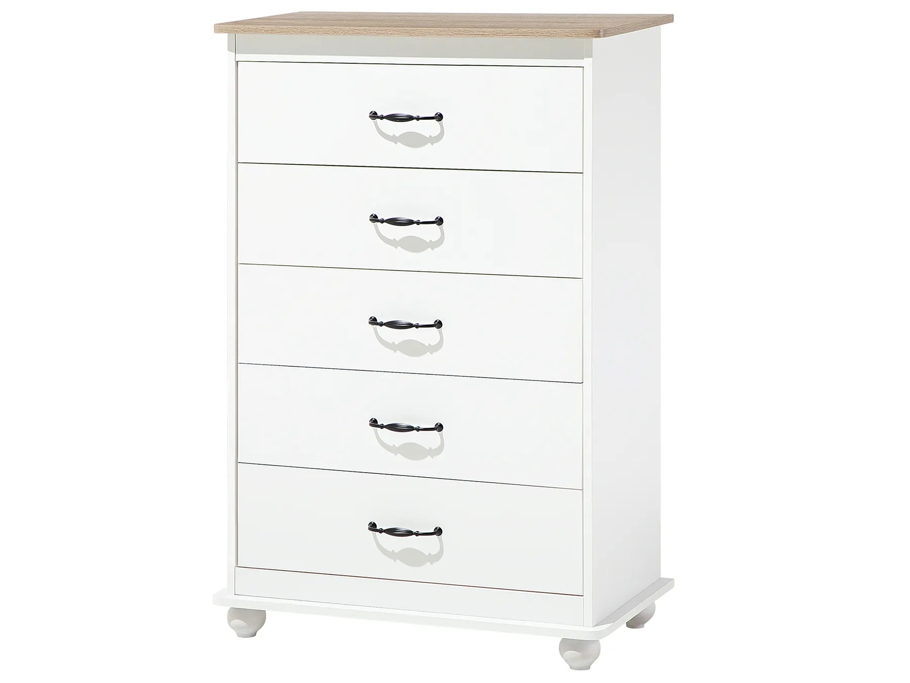 5 Drawer Chest SHARON White