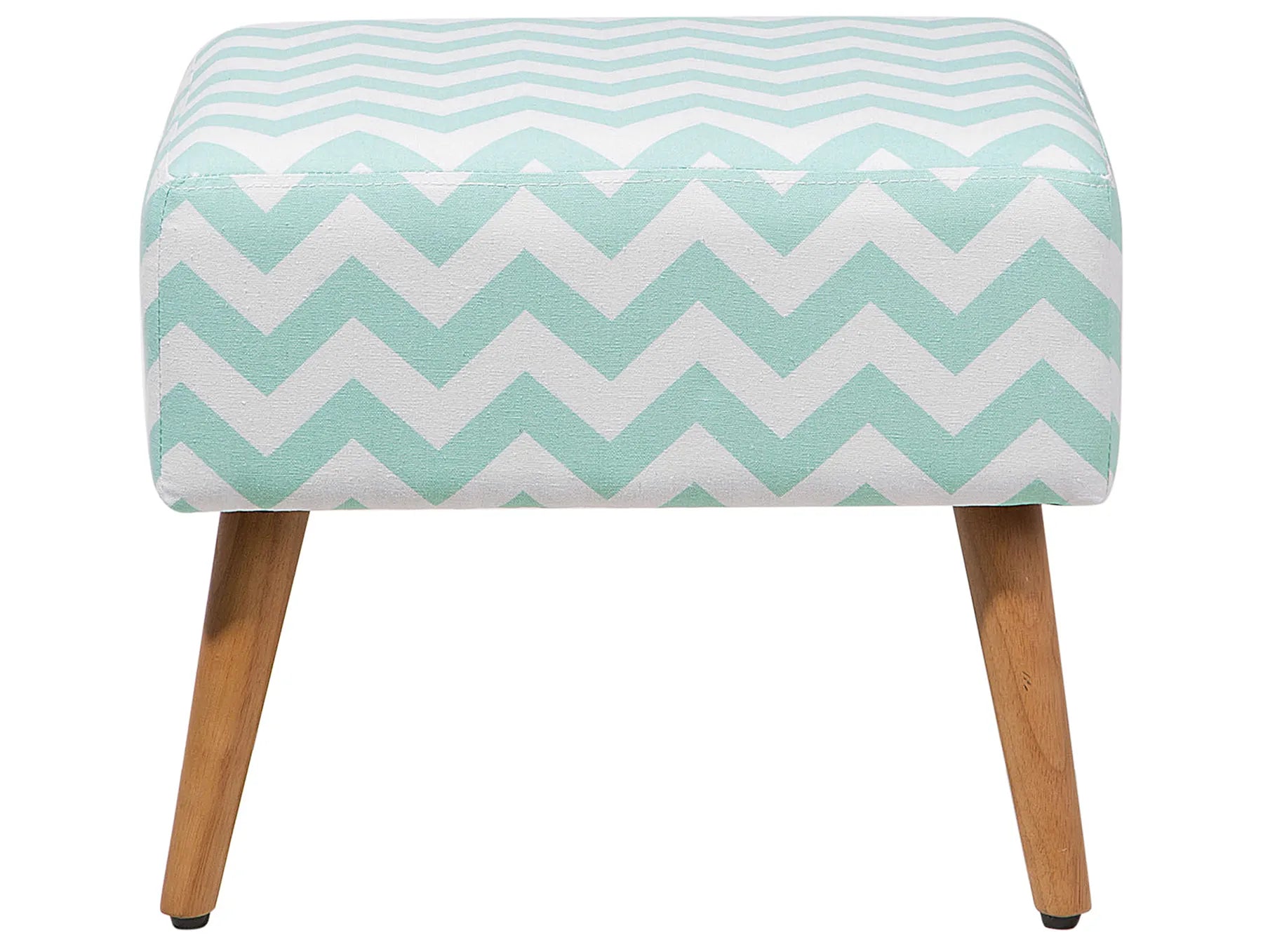 Footstool MANTEO Cotton Mint Green