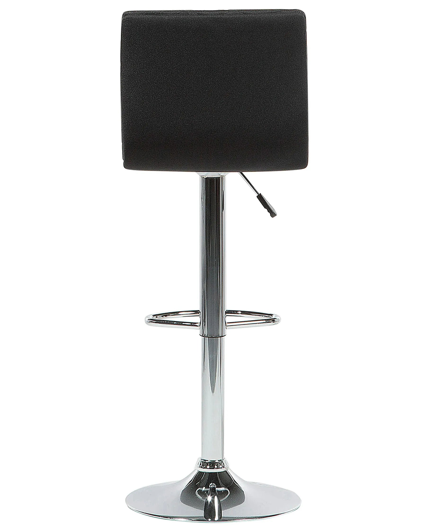 Set of 2 Bar Chairs ORLANDO Swivel Black