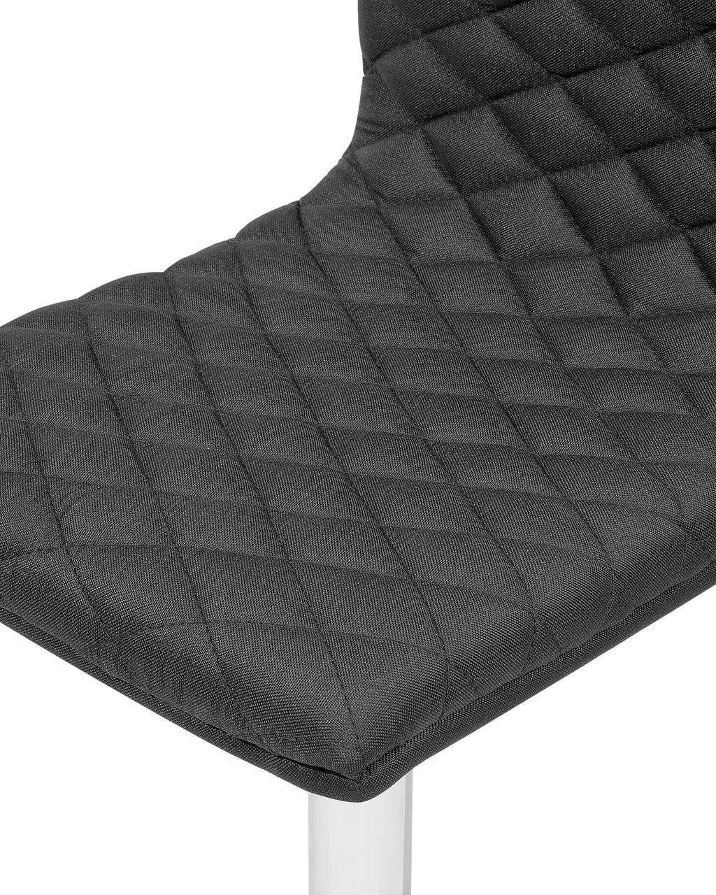 Set of 2 Bar Chairs ORLANDO Swivel Black