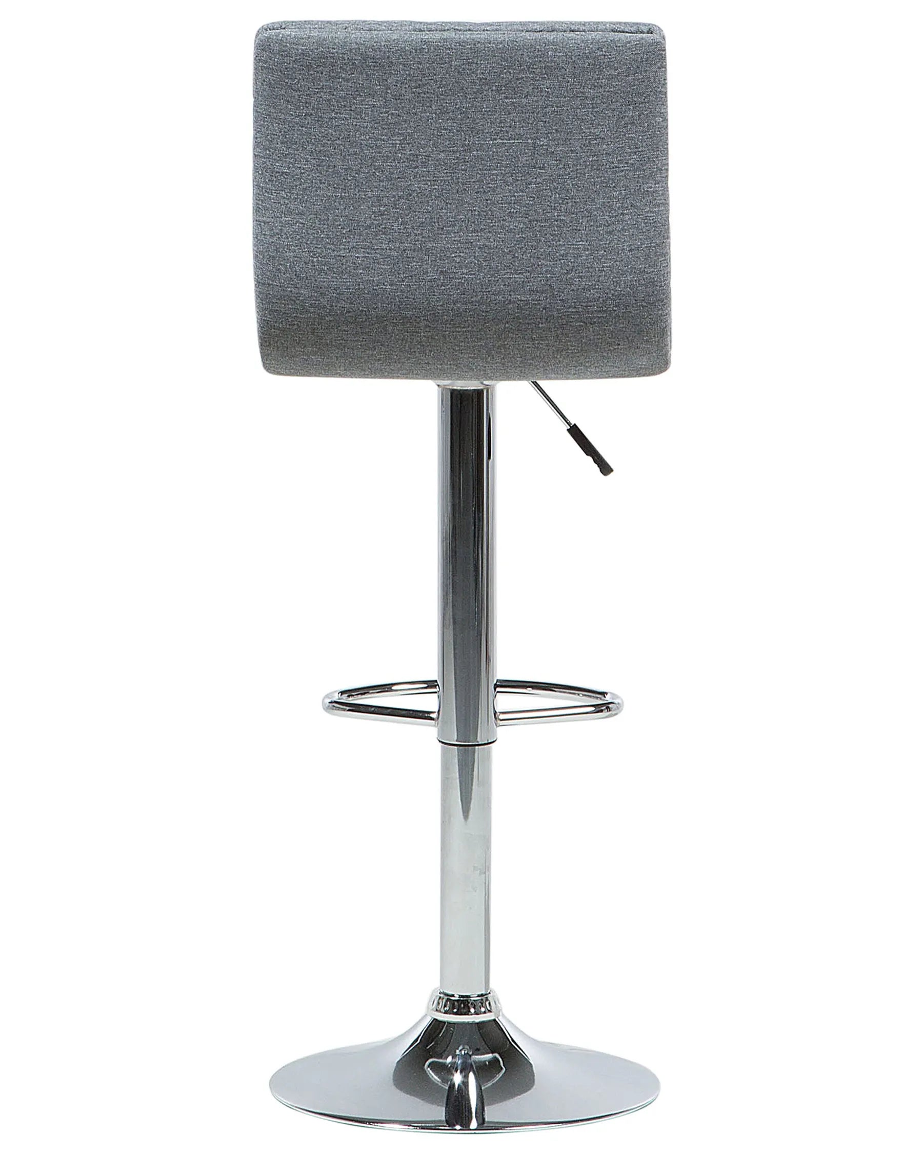 Set of 2 Bar Chairs ORLANDO Swivel Grey