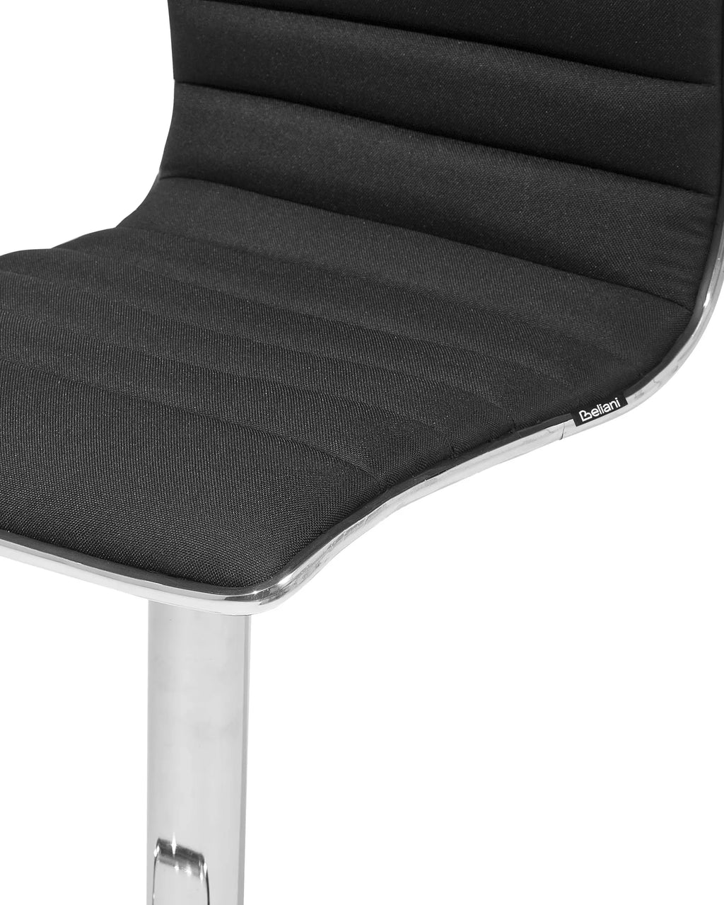 Set of 2 Bar Chairs LUCERNE Swivel Black