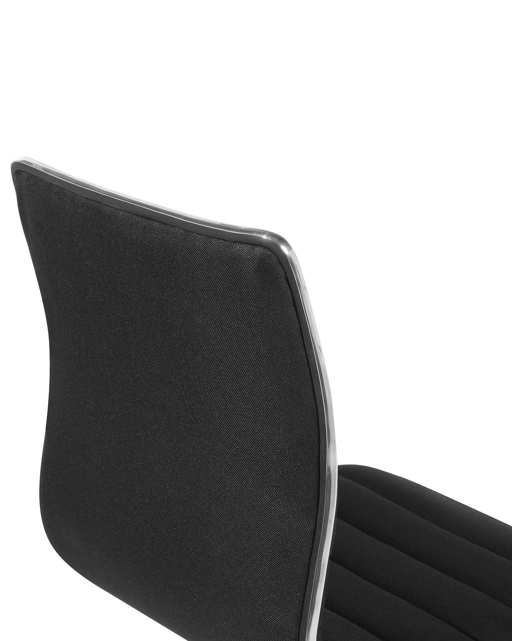 Set of 2 Bar Chairs LUCERNE Swivel Black