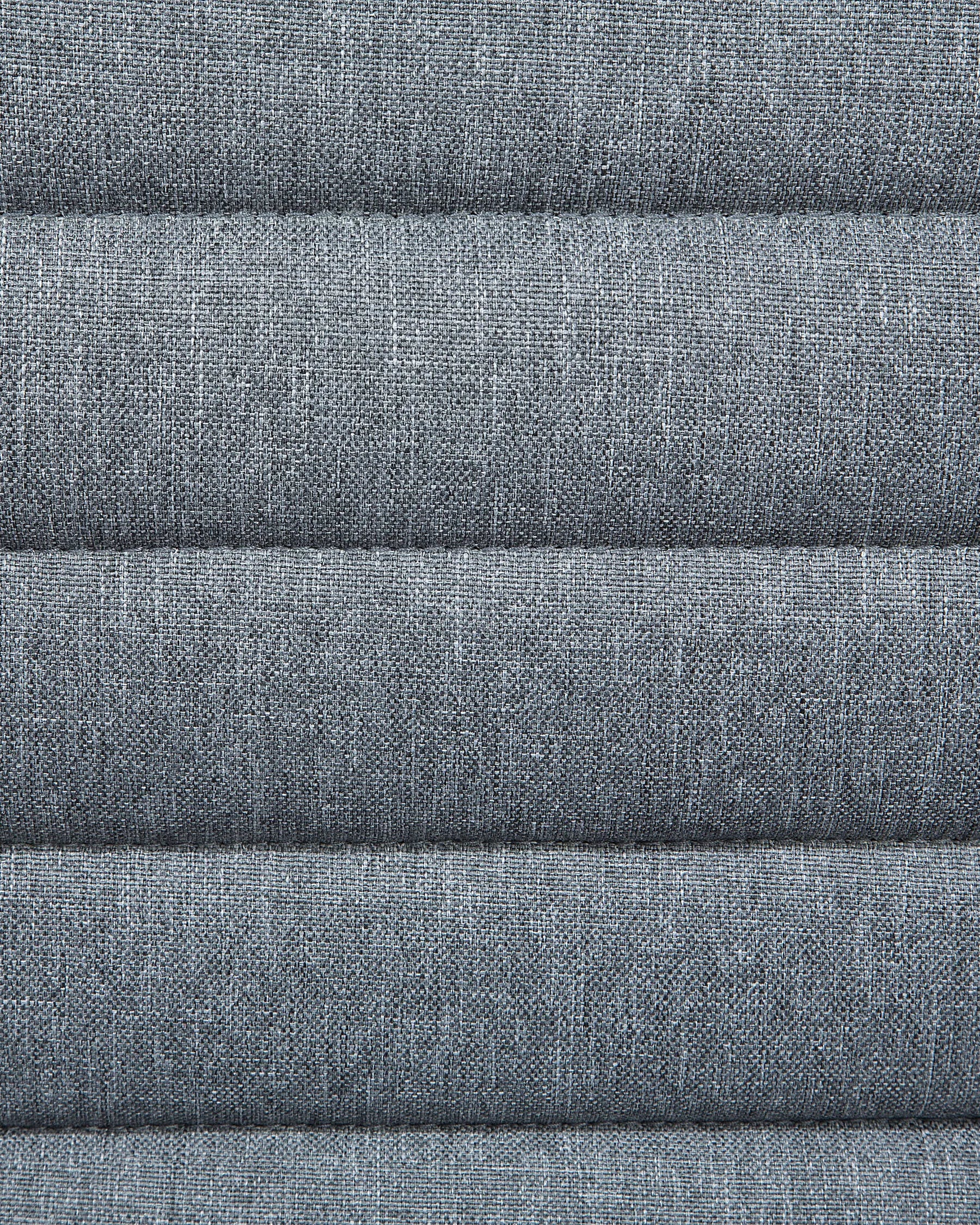 Set of 2 Bar Chairs LUCERNE Swivel Grey