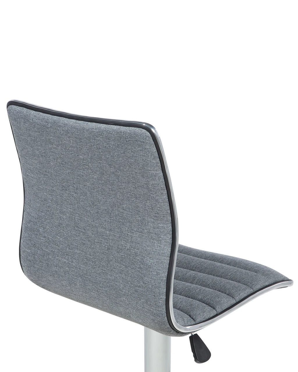 Set of 2 Bar Chairs LUCERNE Swivel Grey