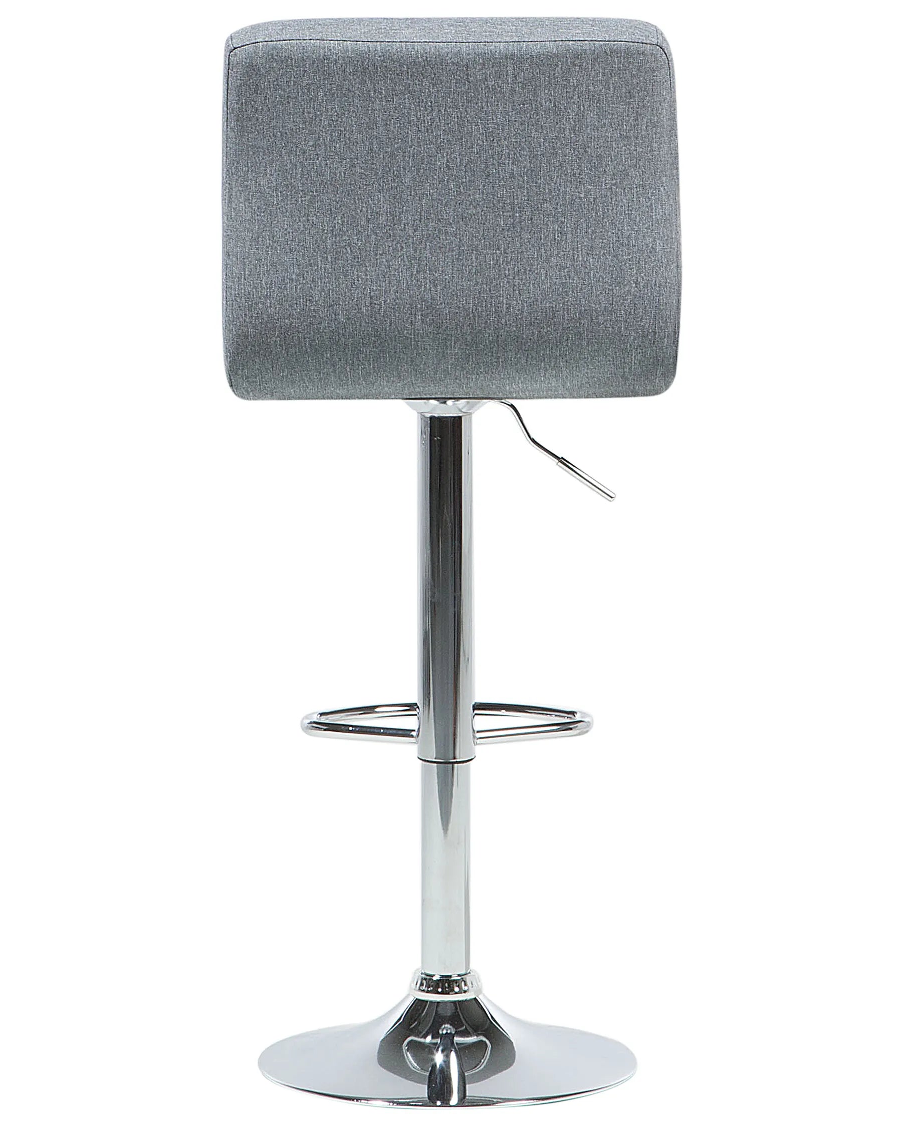 Set of 2 Bar Chairs MARION Swivel Light Grey