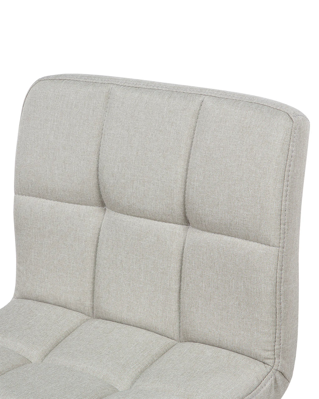 Set of 2 Bar Chairs MARION Swivel Light Beige