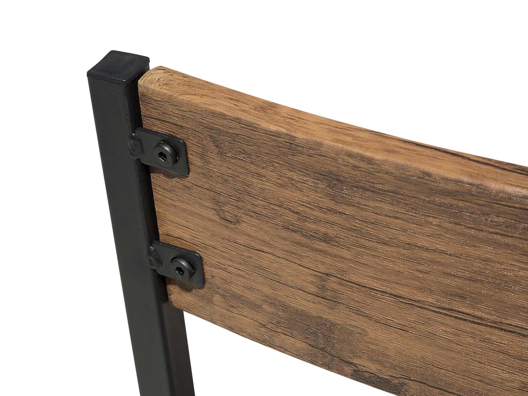 Dining Set LAREDO Dark Brown 6 Seater