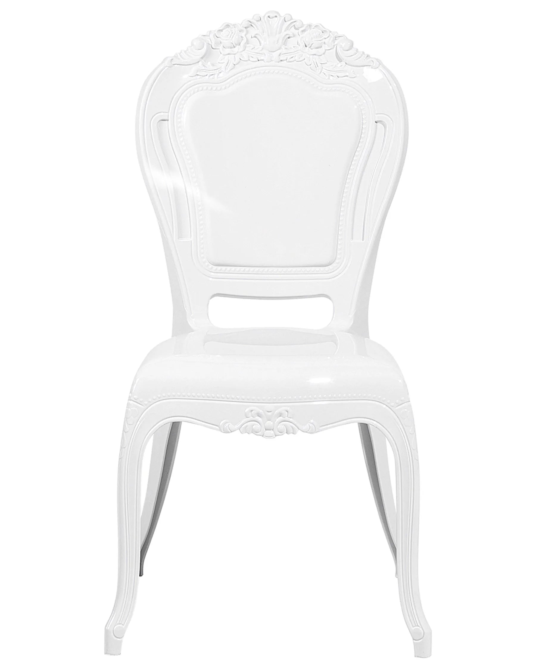 Set of 2 Dining Chairs VERMONT White