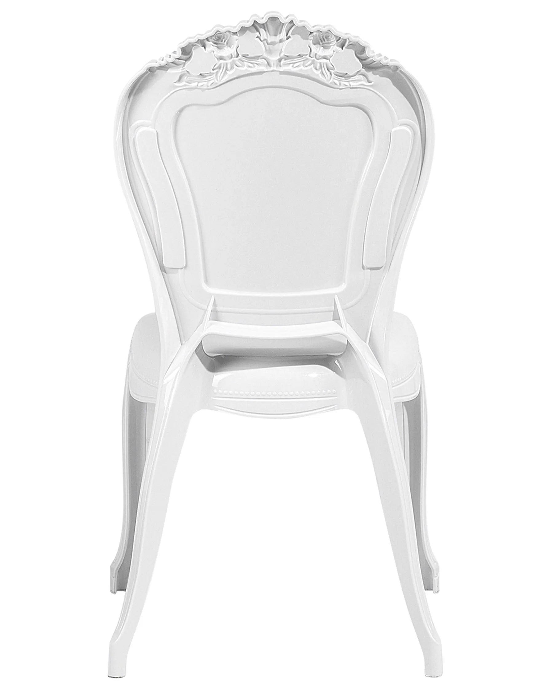 Set of 2 Dining Chairs VERMONT White