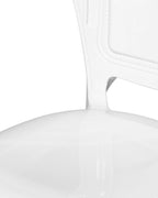 Set of 2 Dining Chairs VERMONT White