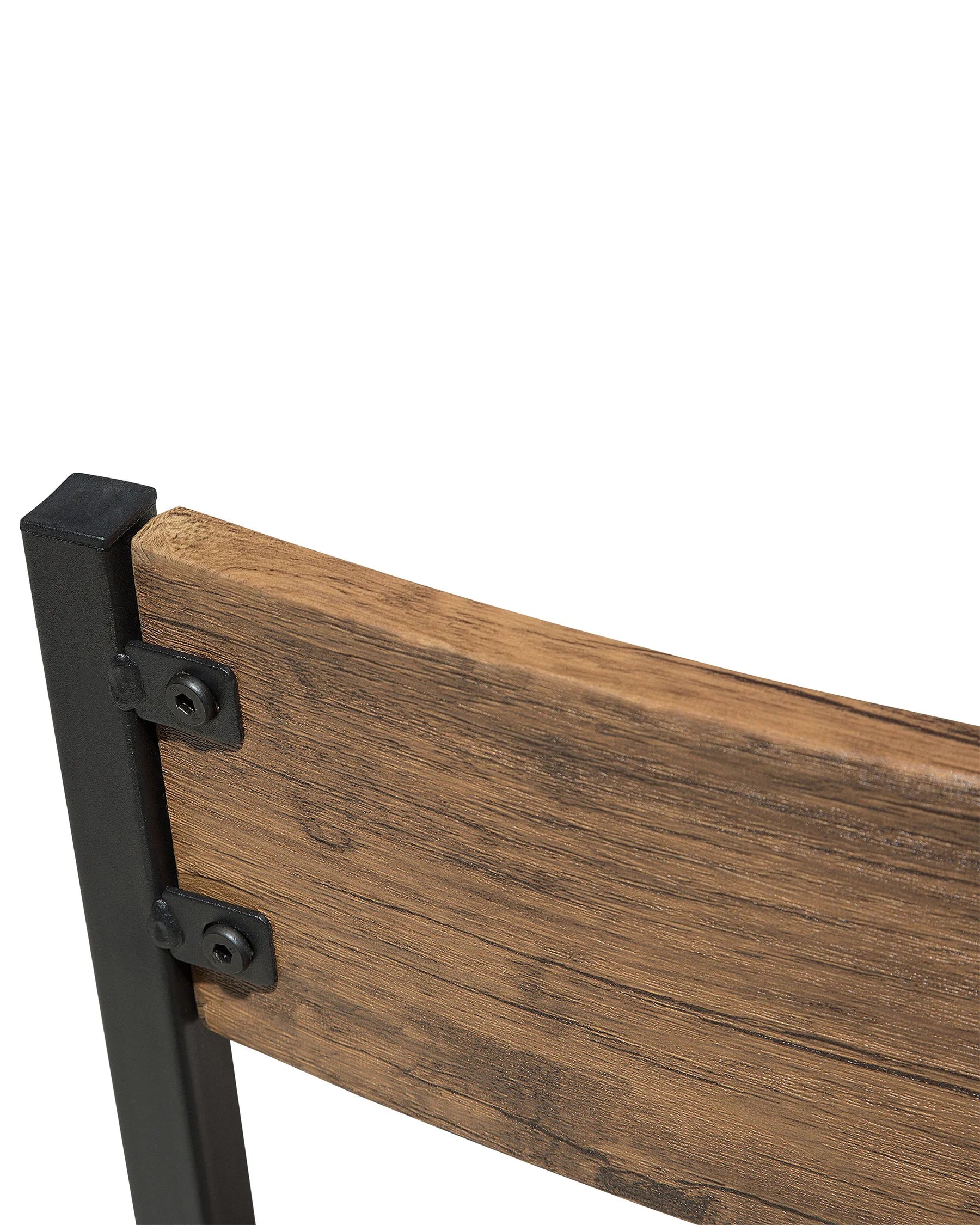 Set of 6 Dining Chairs Brown/ Black