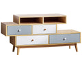4 Drawer Chest IRVINE Brown/ White