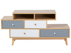 4 Drawer Chest IRVINE Brown/ White