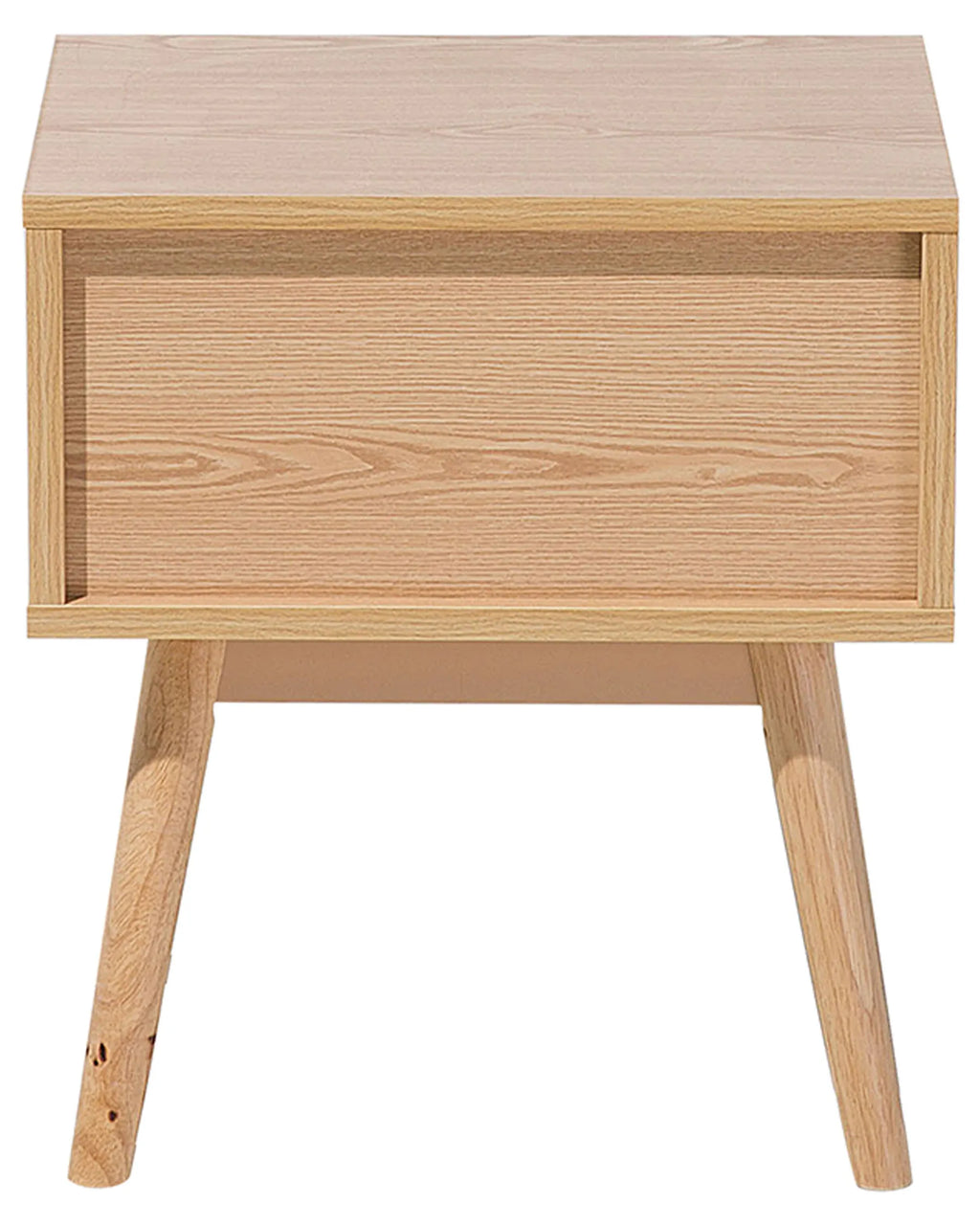 1 Drawer Bedside Table ARVADA Light Brown