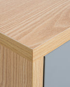 1 Drawer Bedside Table ARVADA Light Brown