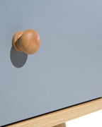 1 Drawer Bedside Table ARVADA Light Brown