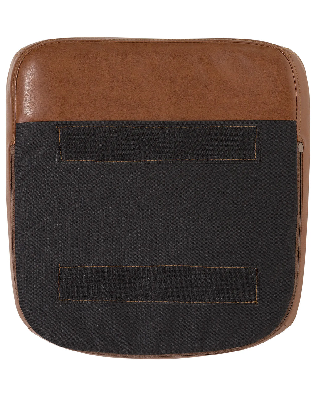 Dining Chair Faux Leather Golden Brown