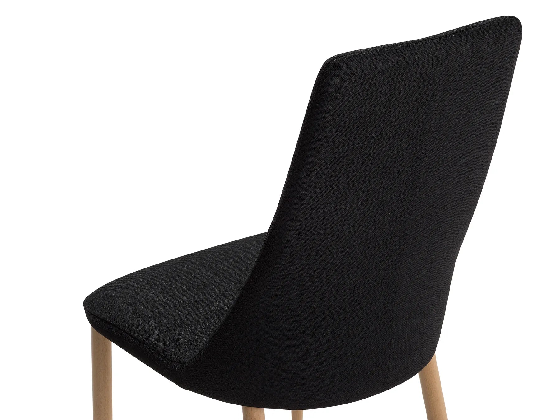 Set of 2 Dining Chairs CLAYTON Black