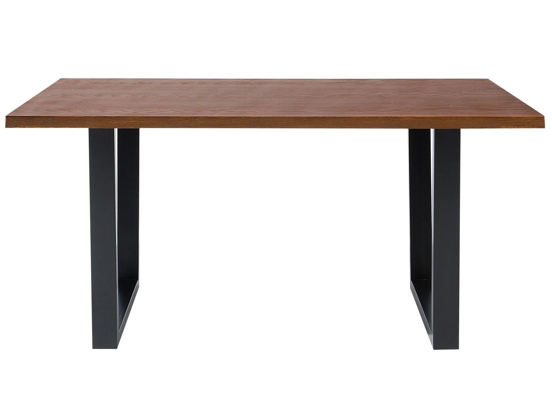 Dining Table AUSTIN Dark Walnut 160 cm 90 cm