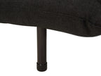 Single Sofa Bed SETTEN Fabric Black