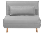 Single Sofa Bed SETTEN Fabric Light Grey