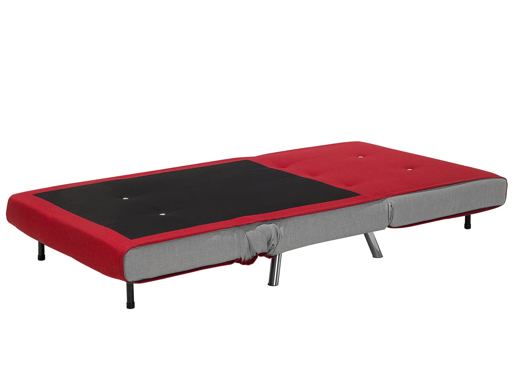 Single Sofa Bed FARRIS Fabric Red