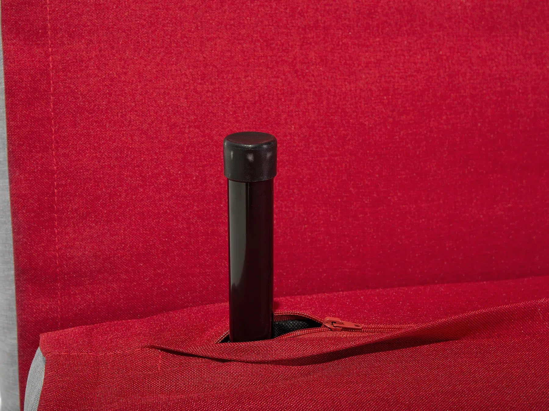 Single Sofa Bed FARRIS Fabric Red