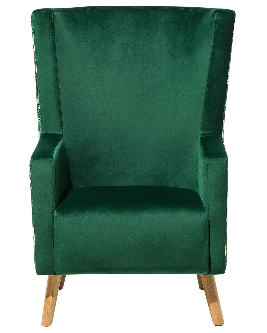 Wingback Chair ONEIDA Velvet Dark Green