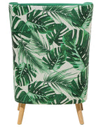 Wingback Chair ONEIDA Velvet Dark Green