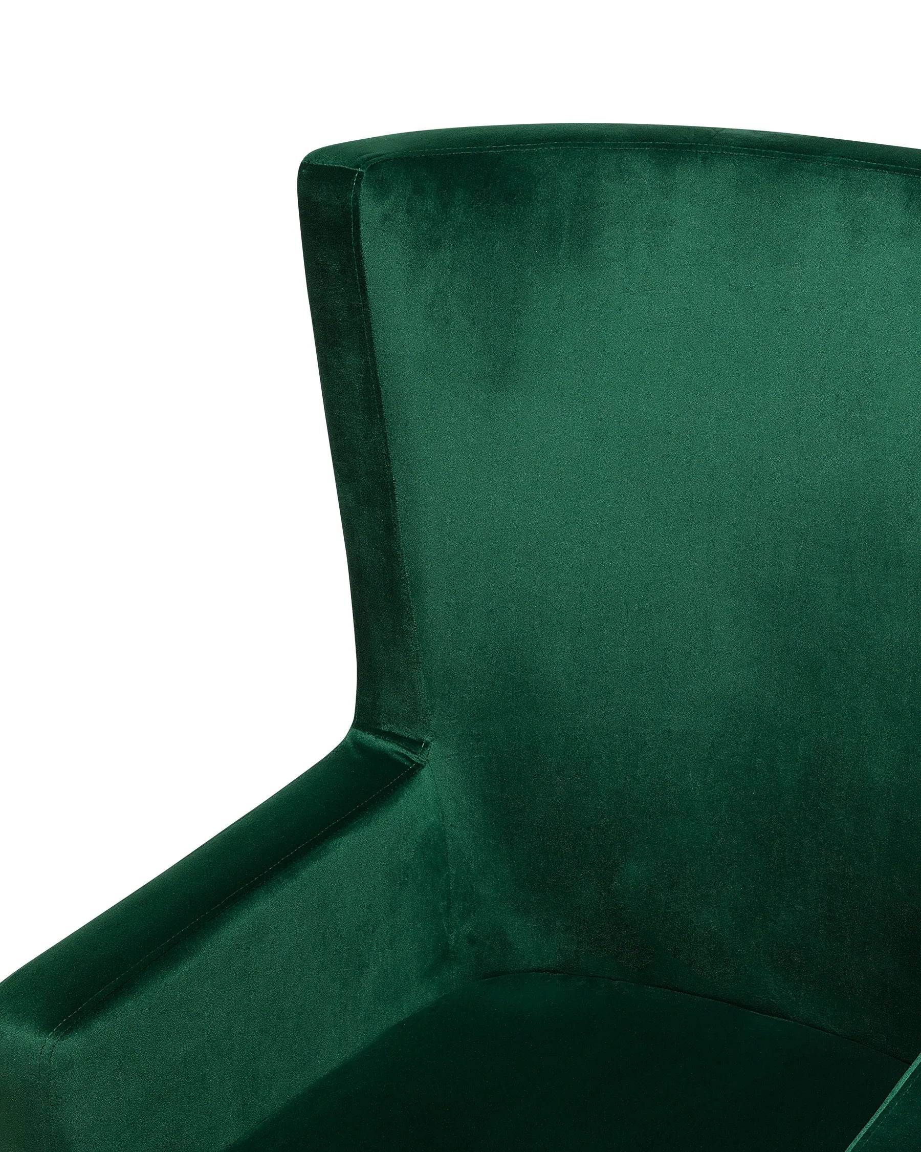 Wingback Chair ONEIDA Velvet Dark Green