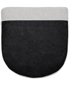 Armchair HOLDEN with Footstool Fabric Light Grey