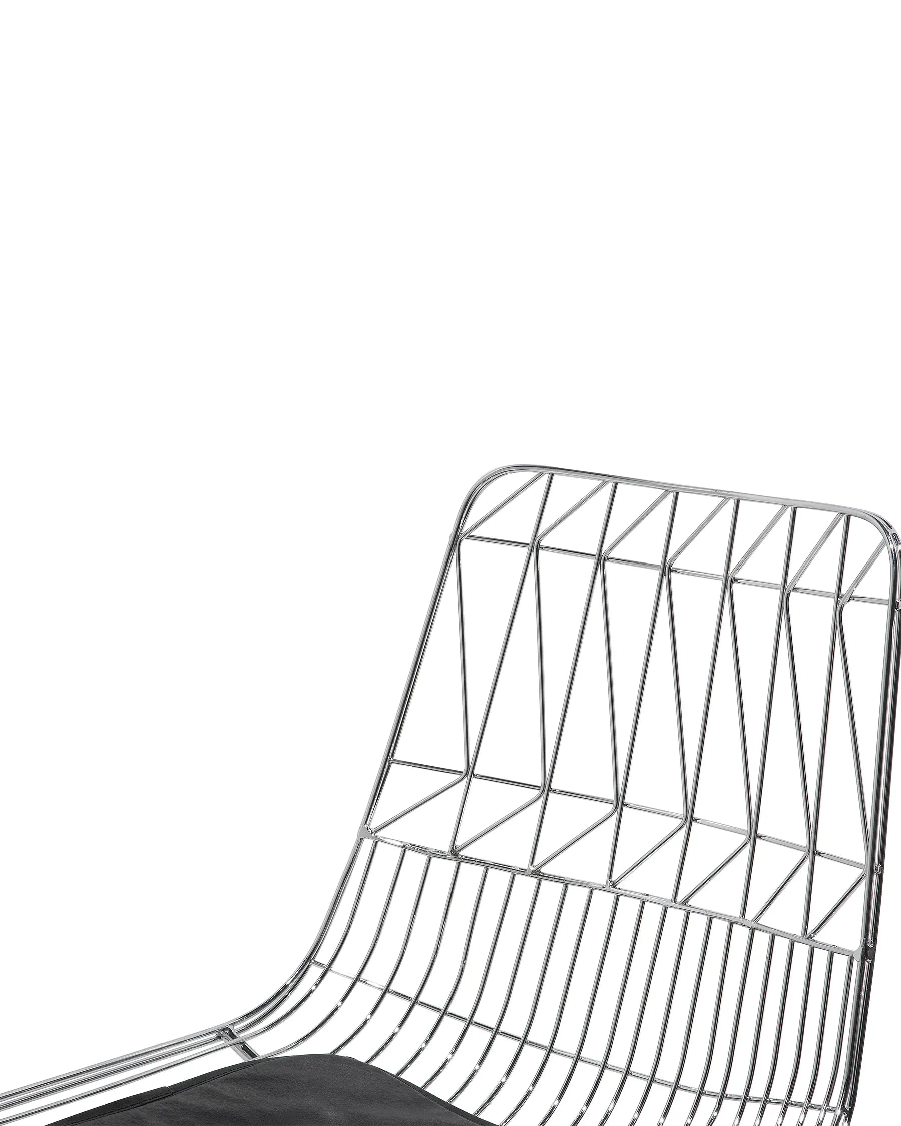 Set of 2 Bar Chairs PRESTON Metal Silver